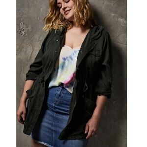 Torrid Dark Green Anorac Jacket